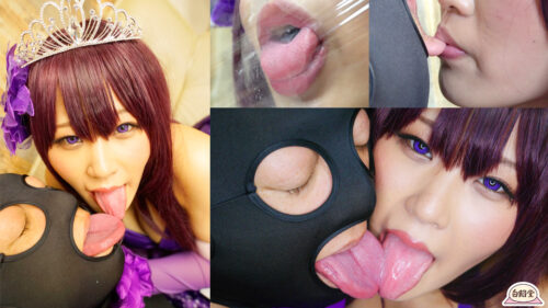【英霊正装：ス○サハ個撮】　ベロキス大好き必見の濃厚接吻映像 コスプレハード