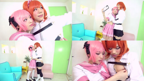 FG●藤丸●香あいり×アスト●フォちびとり メスイキしながら咥え合う男の娘x男の娘の LOVEx2レズフェラチオ コスプレハード