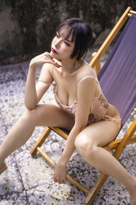 ★4K★Coser-QIUHEKEJI NO.31　屋上　54P 同人動画