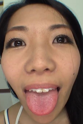 ベロ・口内観察 川上友梨 同人動画