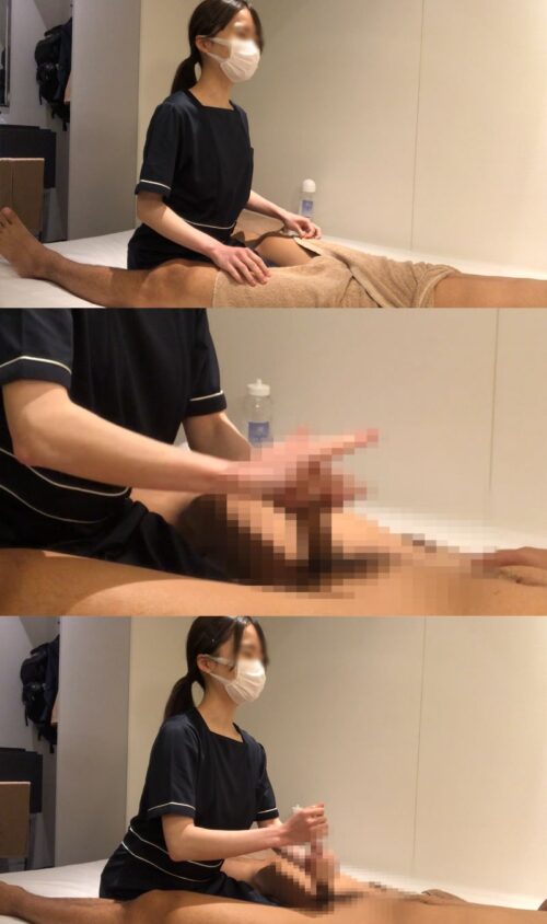 【五反田】出張ローション手コキ隠し撮り・足コキオプション【木内（20歳）3回目】 同人動画