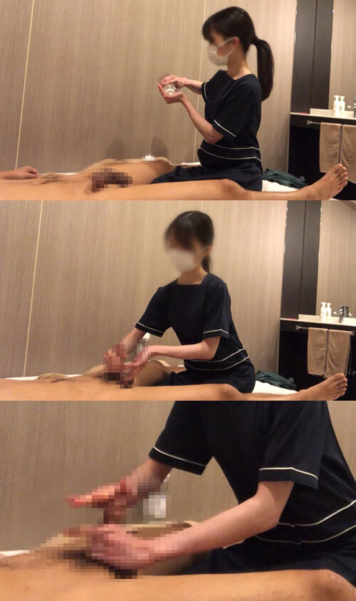 【五反田】出張ローション手コキ隠し撮り【ランカー・木内（20歳）】 同人動画