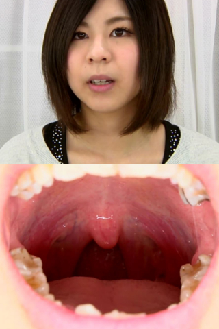 天然娘、早瀬あかりの口内のどちんこ観察 同人動画