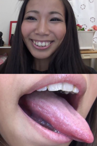 泉水ちゃんの歯・口内自撮り 矯正歯 同人動画