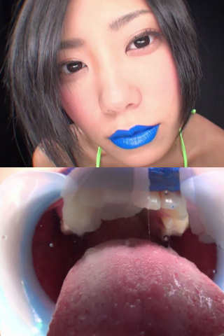 ガラス舐め口内観察琥珀うた 同人動画