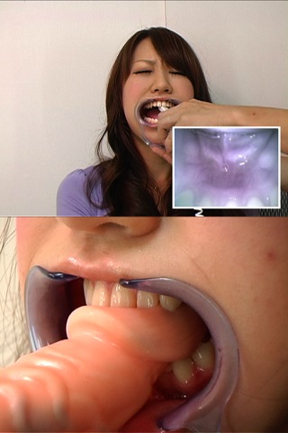 ひろこちゃんの口内観察＆ディルドちんぽ噛みつぶし！ 同人動画