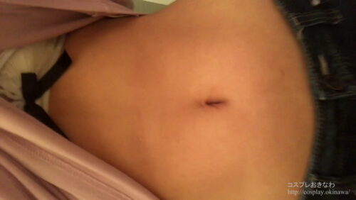 【へそ・首筋・うなじ・胸元フェチ】超アップで女体観察（自撮り版） 同人動画