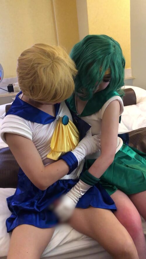 シン・コスプレデリヘルドキュメント　海王星×天王星　セーラー服美少女戦士コスで恋人プレイ！ コスプレハード