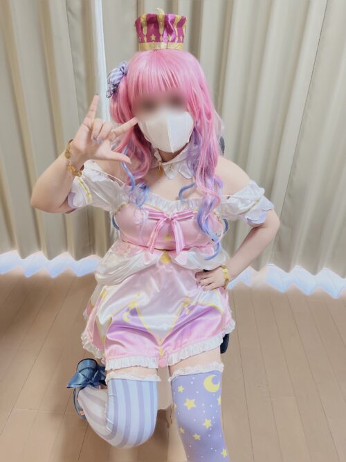 ※新人【巨乳コスプレパイズリ】初撮り天然Gcupレイヤーはじめまして。ド緊張の3連続コスプレパイズリ※Vtuber姫森ル〇ナ コスプレハード