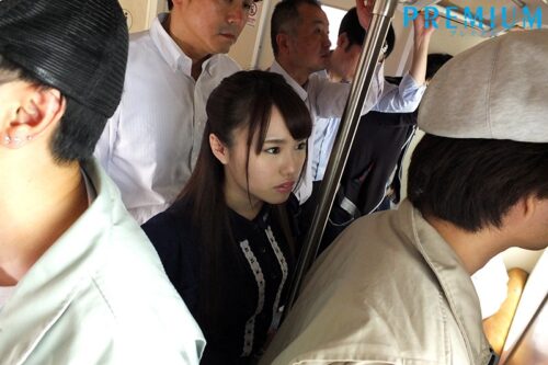 背後から迫る乳モミ痴●に開発された巨乳女子大生 相沢夏帆