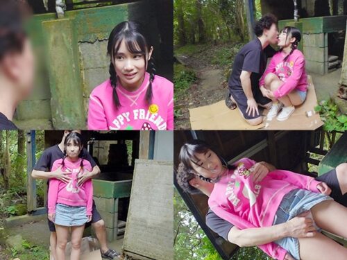 １４３ｃｍの天使を裸にして青カン…か細いマ●コに２連続中出し・野外でデカチン咥えさせフェラ奉仕で躾けるも反抗的な態度だった【前編】 同人動画