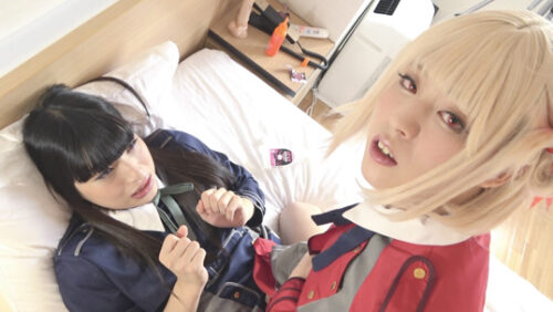 ちびちさ×しゃびたき初めての友達百合 照れながらキス～フェラ～発情レズSEX エロすぎ我慢できず3Pハメ撮りrecoil コスプレハード