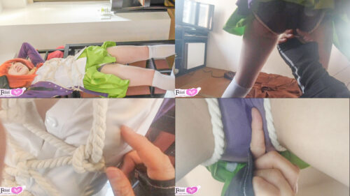 FE27-GH01A コスプレ×こうそく 百井ももちゃんといちゃらぶこうそくプレイ！目隠吊り責めガチイキスプラッシュからのおせっせあーんど透け透け体操着でハメっぱなし媚薬オイル責め！！今回も撮影終了後に…Phase-1 コスプレハード