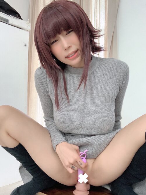 め○みんぎりぎり屋内オナニー自撮り コスプレハード