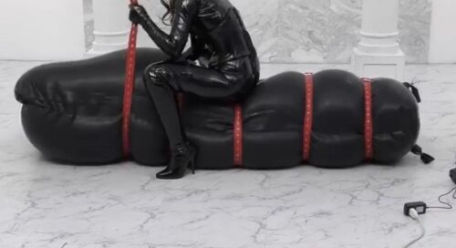 全身拘束・ラバーインフレータブルスリープサックイメージ動画 同人動画