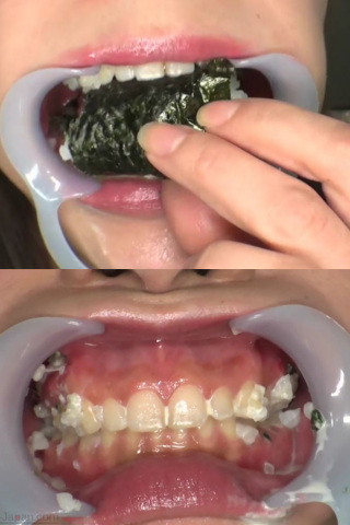 歯口内観察＆咀嚼　高瀬杏 同人動画