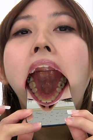 歯フェチ 歯観察 りおん 同人動画