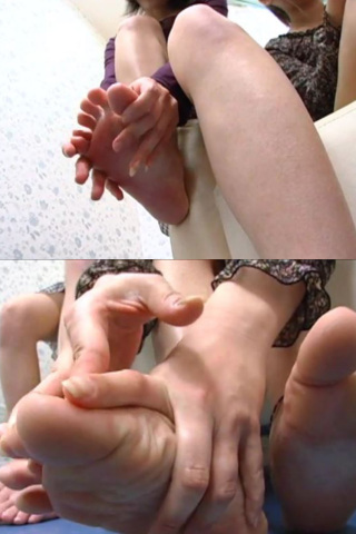 脚・足裏フェチ動画　女子３人を一気に観察！ 同人動画