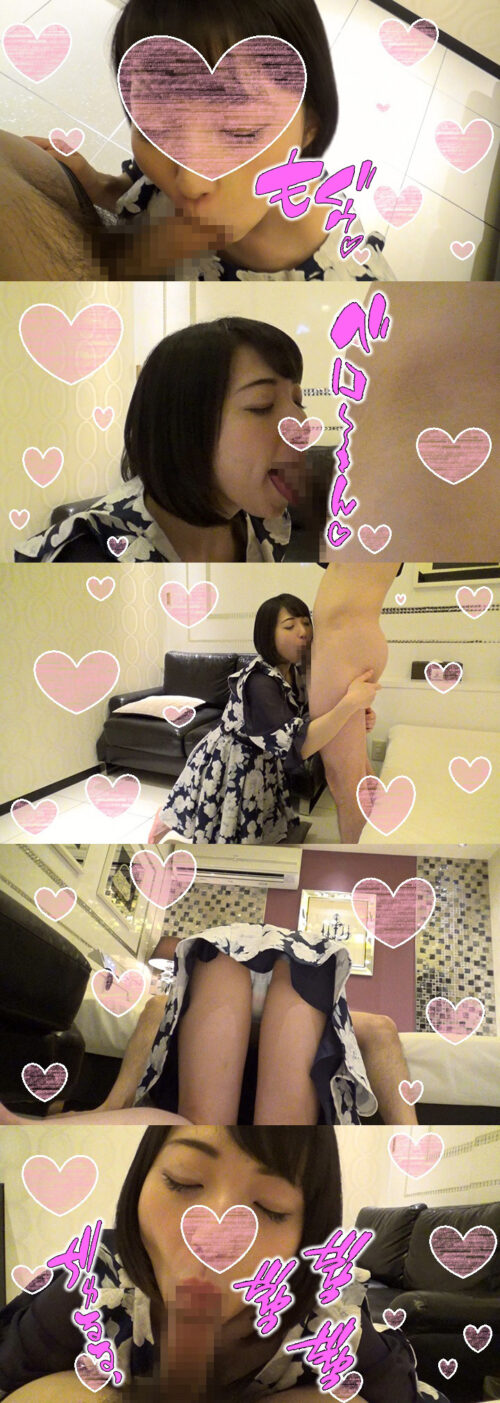 【個人撮影】お下品すぎる神舌テクノーハンドフェラ！ロ●カワ美少女の口マンコに中出し＆お掃除バキューム 同人動画