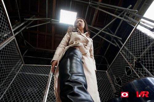 【VR】【M男専用】「ここでシコリなさい…」小早川怜子に野外露出させられるVR 遠隔オナニーJOI・全裸散歩で排尿指示・拘束アナル調教…ご主人様の命令には絶対服従！