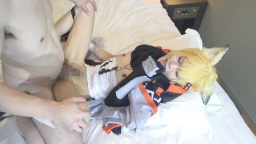 ●ァーミルコスの女装男子ホットパンツからはみ出すデカ●ンポの先から粘っこい糸引きカウパー止まらない興奮MAXセックス撮り コスプレハード