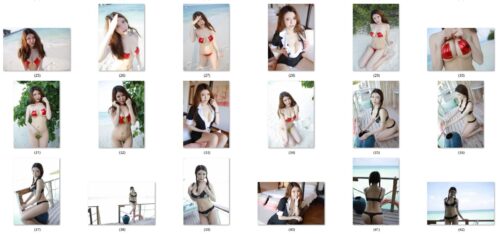 ★8K★Coser-QIUHEKEJI No.88 バケーション52P 同人動画