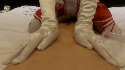 コスティック+手コキ搾精シリーズ　S〇Oのア〇ナが俺のおち〇ぽをシコってくれた！ コスプレハード