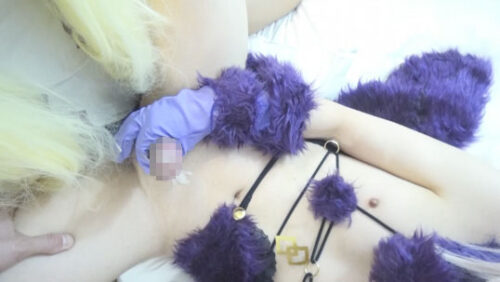 おち●ぽビースト×お●んぽナイト 女装レズいきまくりSEXと3P コスプレハード