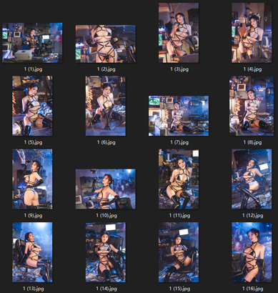 ★4K★Coser-QIUHEKEJI NO.29　ナース姉さん　34P 同人動画