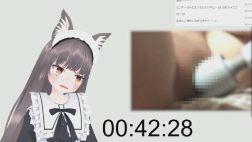 まひるのろっこさん002/実写付き電マ1時間耐久初エロ配信 同人動画