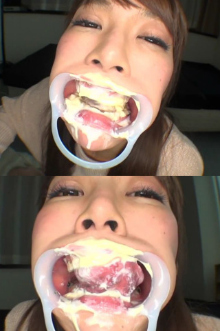 歯口内観察＆咀嚼　高瀬杏 同人動画