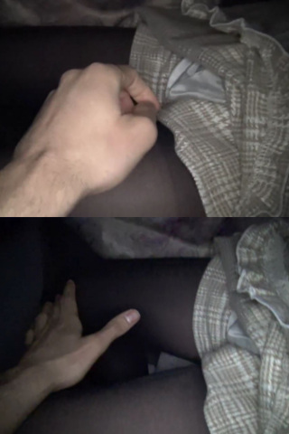 バスの車内でこっそりお触り５ 同人動画