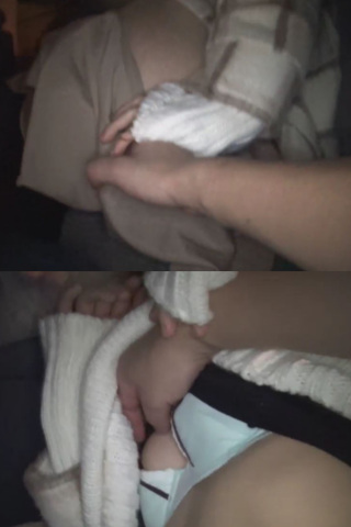 送迎車で女の子にイタズラ 同人動画