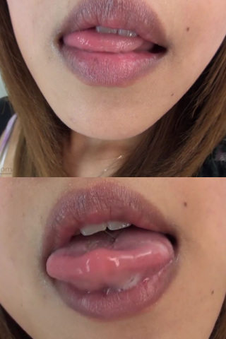 口内フェチ！歯・口内自撮り 小田えりなちゃん 同人動画