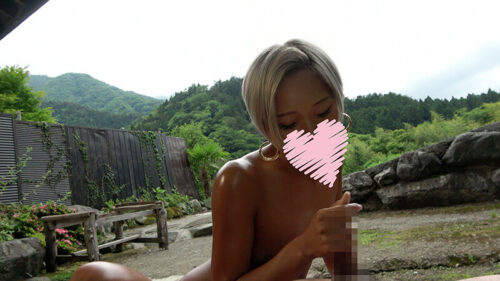 本編顔出し黒ギャル露出動画