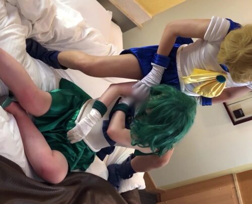 シン・コスプレデリヘルドキュメント　海王星×天王星　セーラー服美少女戦士コスで恋人プレイ！ コスプレハード