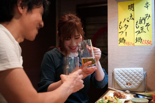 Housewives Who Drink Alone Have More Stress: Izakaya Pickup & Home SEX 4