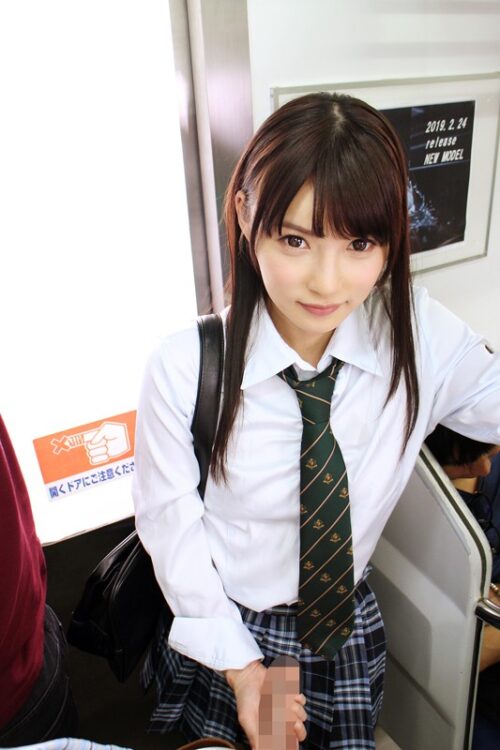 【VR】ドスケべ女子●生ヤリ過ぎ逆チカン電車 波木はるか