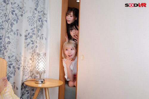 【VR】夢のマイホームで2人きりの同棲生活を始めるはずが彼女の妹たち（妹×3）がいきなり押し寄せて来た！妹たちの誘惑に負けて彼女に内緒で大乱交ハーレム