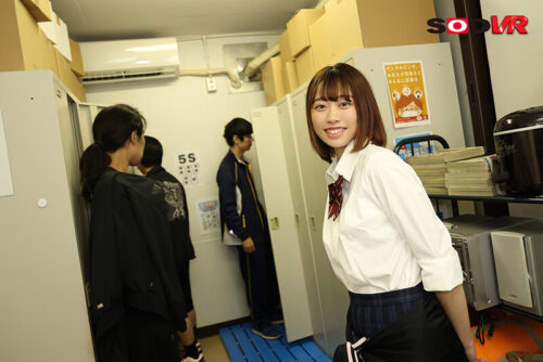 【VR】学校不倫 ショートカット体育会系な女子生徒と誰にもバレないように校内性交しているダメ教師です。 全編【進化型ハメ撮り】 ウェアラブルVR 奈築りお