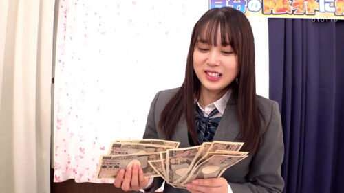 街行く女子○生限定！‘1cm1万円’のギリギリディルドチャレンジ！「先っぽだけなら…照」とまたがったら彼氏より大きなディルドにより敏感な膣口を刺激され発情腰ふりが止まらない！～るる編～