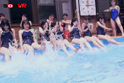 【VR】プールの時間VR 大増量100分 13名SP