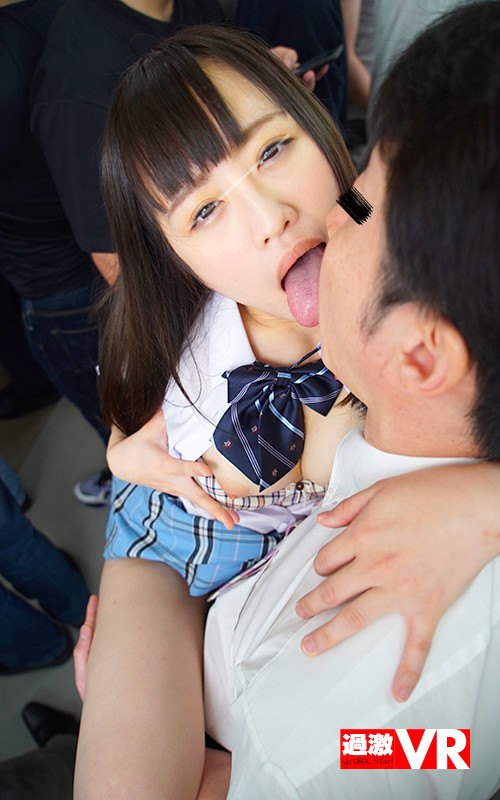 【VR】唾液ダラダラ接吻痴●VR オヤジを虜にするほど密着して舐めまくる痴女子○生