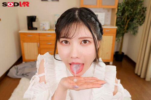 【VR】【8K】彼女の姉に耳元隠語囁きの誘惑に負けて何度も発射 藍芽みずき