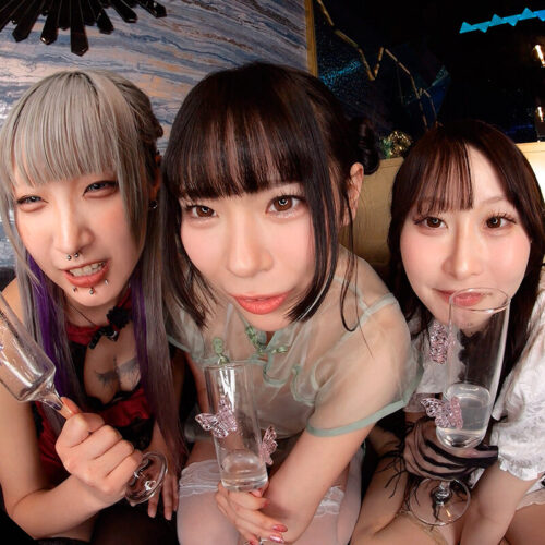 【VR】モテ期の晩餐 in 天馬幻想 葉月すみれ/内藤めあ/天音もえ