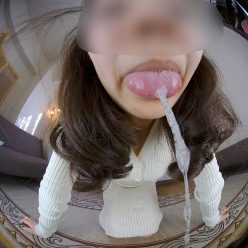 【VR】唾を飲まされ顔を舐められてぞわぞわしてみませんか