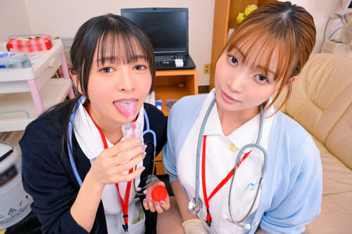 【VR】精液採取クリニックVR 精液採取に苦戦していたら美人看護師達が内緒で「オナニーのお手伝いしましょうか？」と言ってきた。