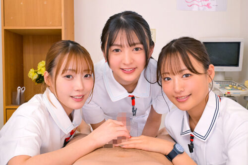 【VR】精液採取クリニックVR 精液採取に苦戦していたら美人看護師達が内緒で「オナニーのお手伝いしましょうか？」と言ってきた。