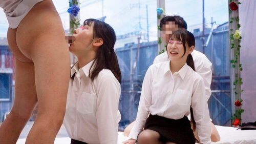 顔出しMM号 新社会人限定 ザ・マジックミラー 社内カップル交換企画！同僚同士の新卒男女4人組が「連続中出しスワッピング脱出ゲーム」に挑戦！大好きな恋人の目の前でイケナイと思いつつも同期の彼チ○ポを生挿入！すぐ横に彼氏がいるのに連続射精中出しSEX！合計中出…