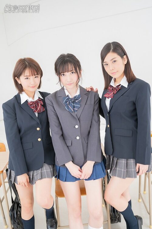 【VR】VGF ヴァーチャルガールフレンド 清水楓、藤田もも、内田瑞穂【制服＆ブルマで3人と教室でイチャイチャ】